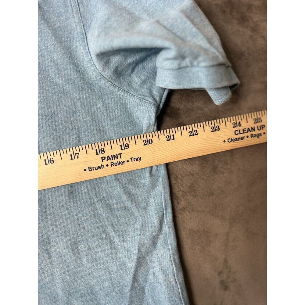 Southern Tide Men's Size M Skipjack Polo Shirt Cotton Blend Green Blue - Picture 5 of 6